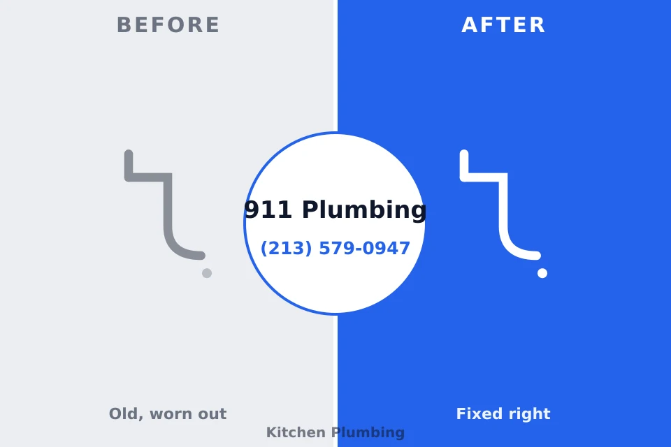 Before and after: plumbing repair Hailey, ID